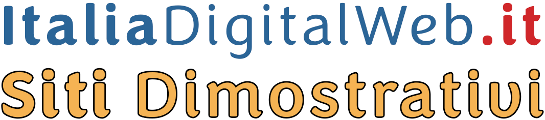 Foto del logo di Siti Dimostrativi della ItaliaDigitalWeb.it